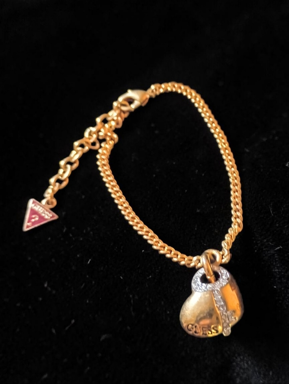 Guess Heart Bracelet with Zirconia Key